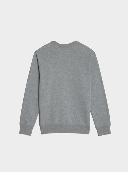 Fox Head Patch Classic Sweatshirt, Grey Melange