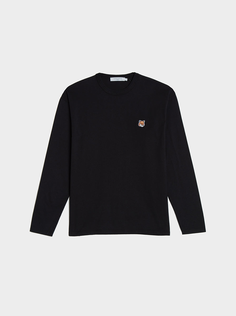 Fox Head Patch Regular Long-Sleeved Tee-Shirt | Maison Kitsune