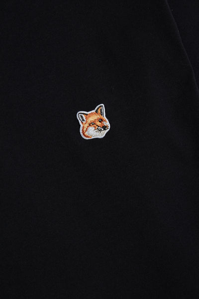Fox Head Patch Regular Long-Sleeved Tee-Shirt, Black