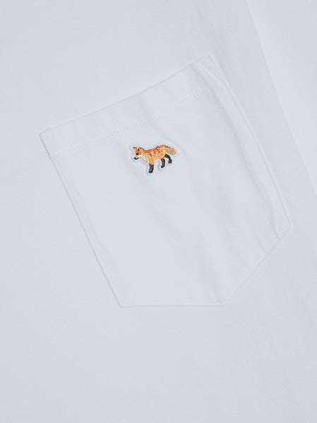 Profile Fox Patch Pocket Tee-Shirt, White