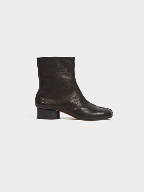 W Tabi Vintage Leather Boot 1.4, Black