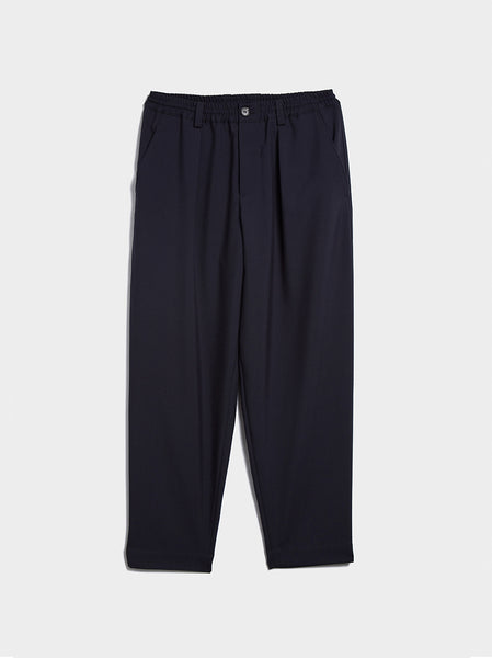 Tropical Wool Trousers, Blue Navy