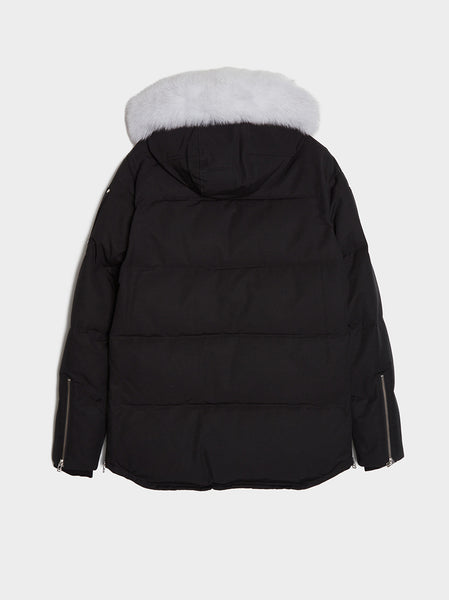 M 3Q Fur Jacket, Black / Natural