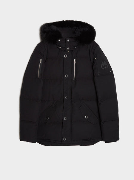 M 3Q Fur Jacket, Black / Black