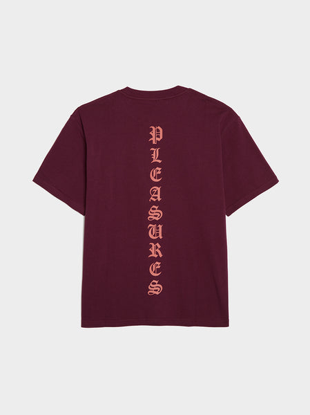 Sorrow Heavyweight T-Shirt, Burgundy