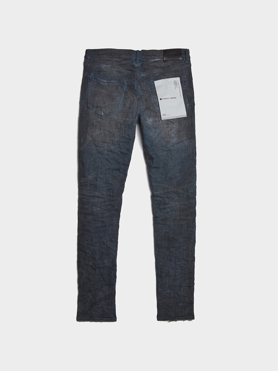 Buy PURPLE BRAND Mid Paint Blowout Jeans 'Blue' - P001 MIPB122