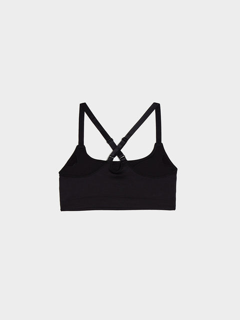New Reebok by Victoria Beckham black T t-back sports bra small designer S  XS