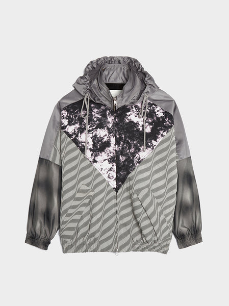 V-Lad Zip up Jacket, Grey / Pink